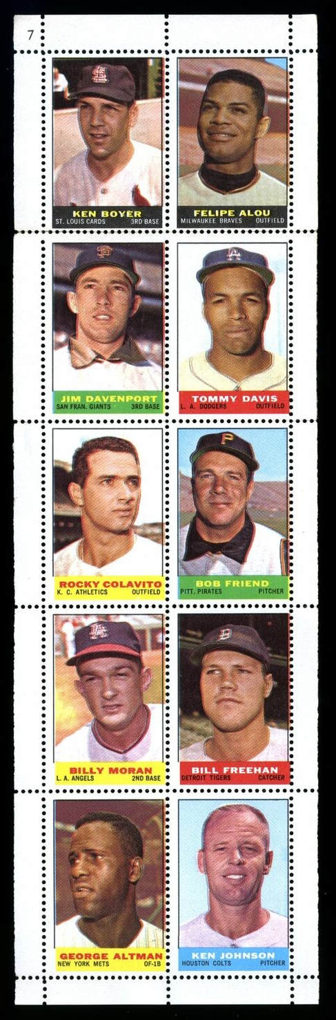1964 Bazooka Stamps Sheet 7